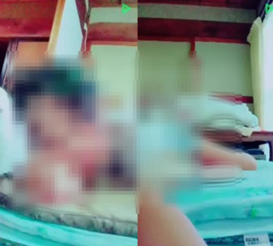 S：「緩すぎ？胸が見える？」