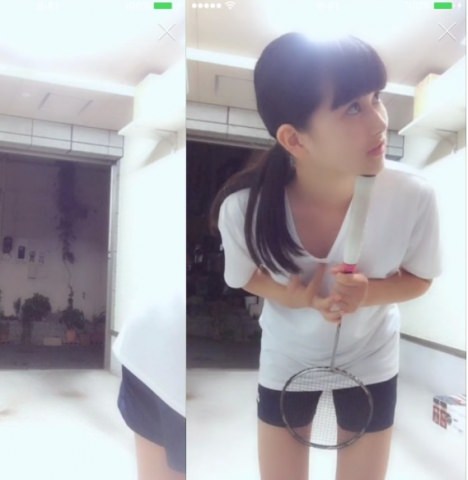 バ●ミントン部 C 美人