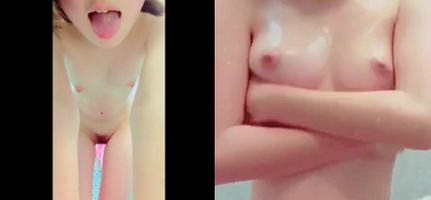 ユーザー投稿：胸を露出した美少女のセルフィー完全集