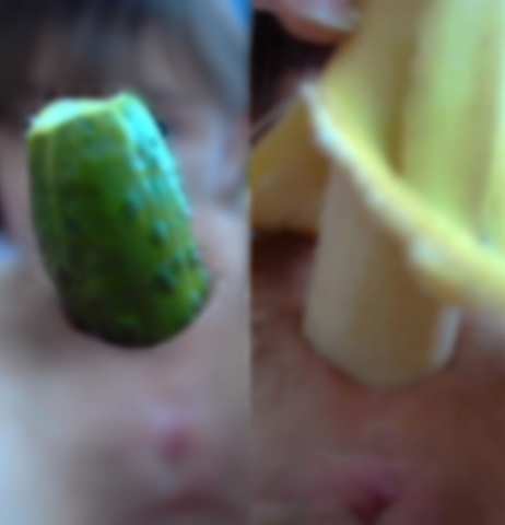 「上からだけ、ほんの少しだけ」