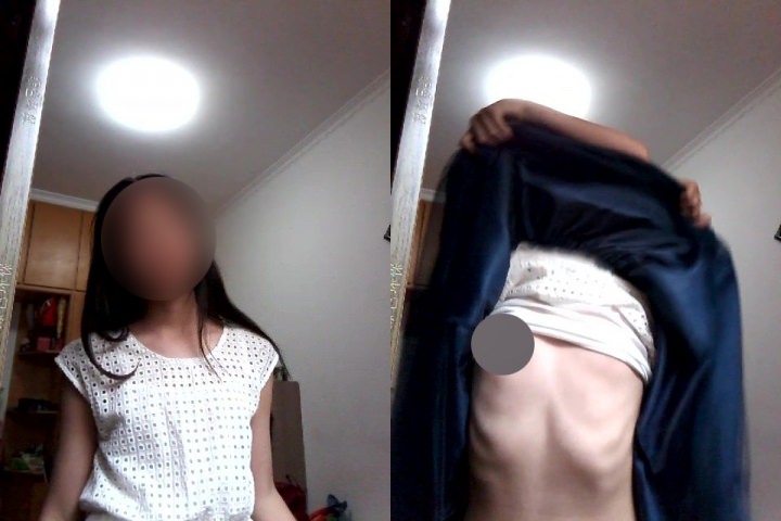 C娘の自撮り：過激な写真フルセット