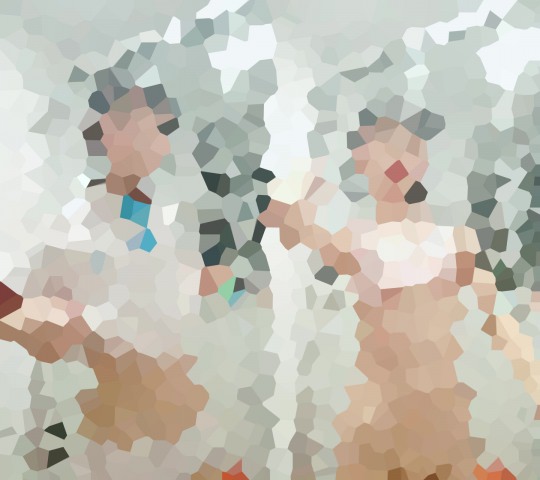 大きな瞳の女の子のマンコクローズアップ♡