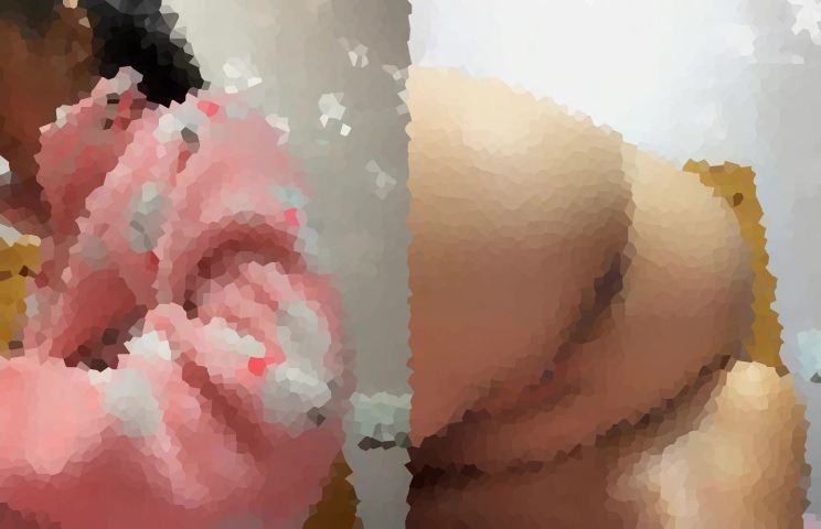 娘たちとふざける動画