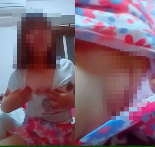 美女とのライブ配信 C：彼女の挑発的な仕草が興奮を誘う