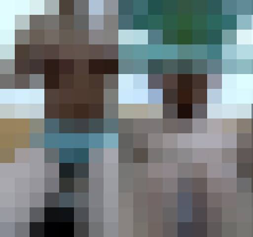 青い綿のパンティ