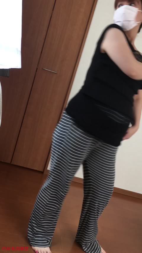 【レア動画】妊婦の着替え隠し撮り！沖縄の美女、もうすぐ第2子出産！