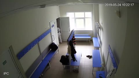 ロシア柔道クラブの更衣室 2