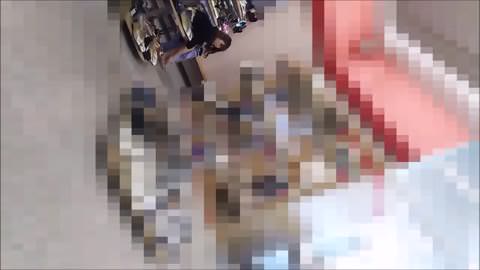 試着室での着替え、花沢に似た●●