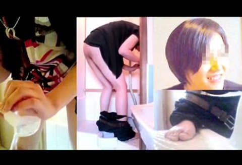 今回は、浣腸と排便の隠し撮り ♬