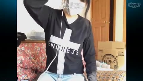 全裸のエロ撮影