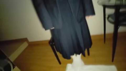 [無修正] 制服姿の女子高生にフェラチオされた