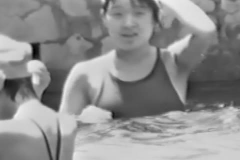 #赤外線隠し撮り# プールでのレッスン 2