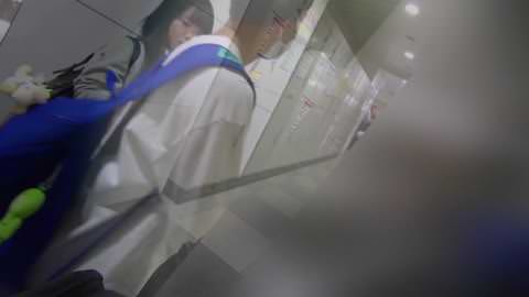 [顔出しJK] 色白で柔らかな少女のタイツ越しに透けて見える姿がエロすぎる☆☆