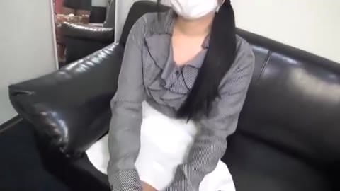 [$5] 色白の黒髪娘と…