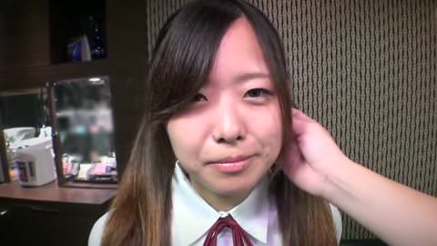 [無修正] おさげ髪の真面目な女子高生とのセックス