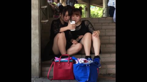超美人女子高生の真っ白なパンティ、パート1