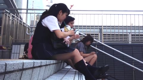 衝撃的な女子高生のパンティ！！！