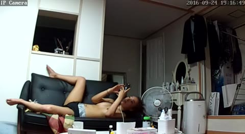 韓国の家にある防犯カメラ 2