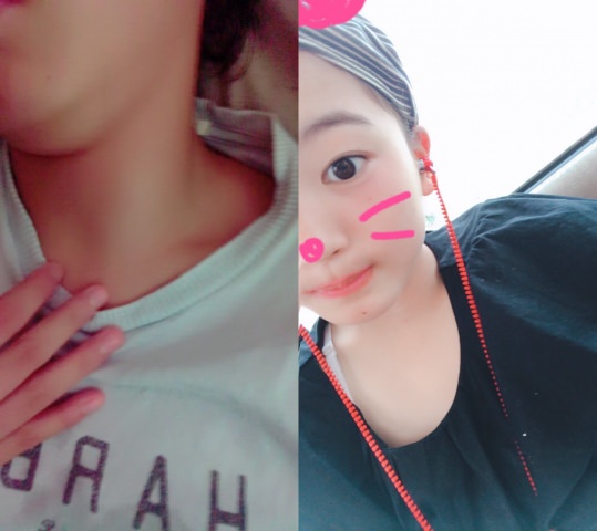 胸を露出したチアリーダー女子大生のオナニー