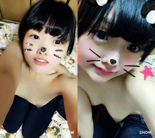 危険を顧みず、自分の秘部をさらけ出した2人の女の子