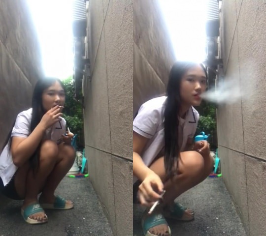 タバコが好きな女の子